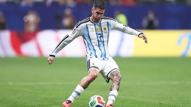 Rodrigo de Paul anticipa el partido con Inglaterra.
