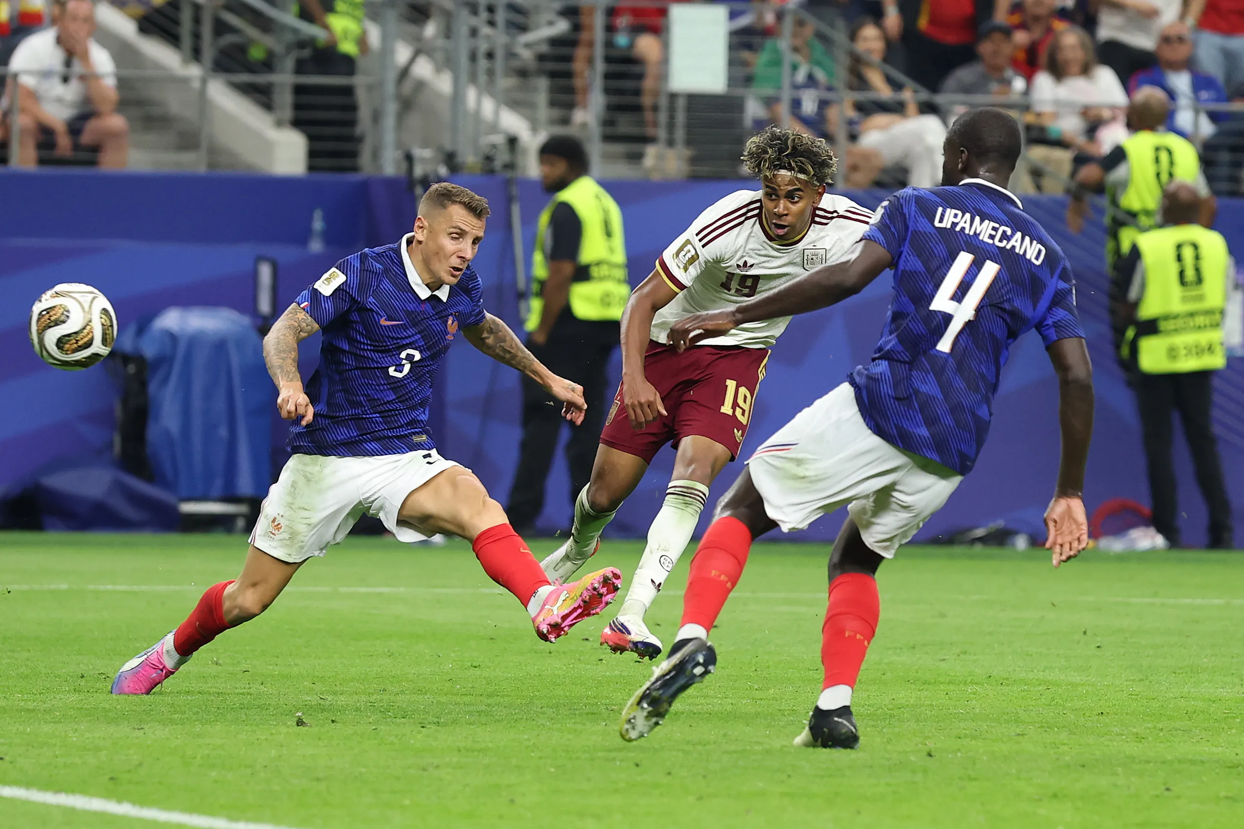 España derrotó a Francia y espera por Argentina o Inglaterra en la final del Mundial 2026. Foto: Getty Images.