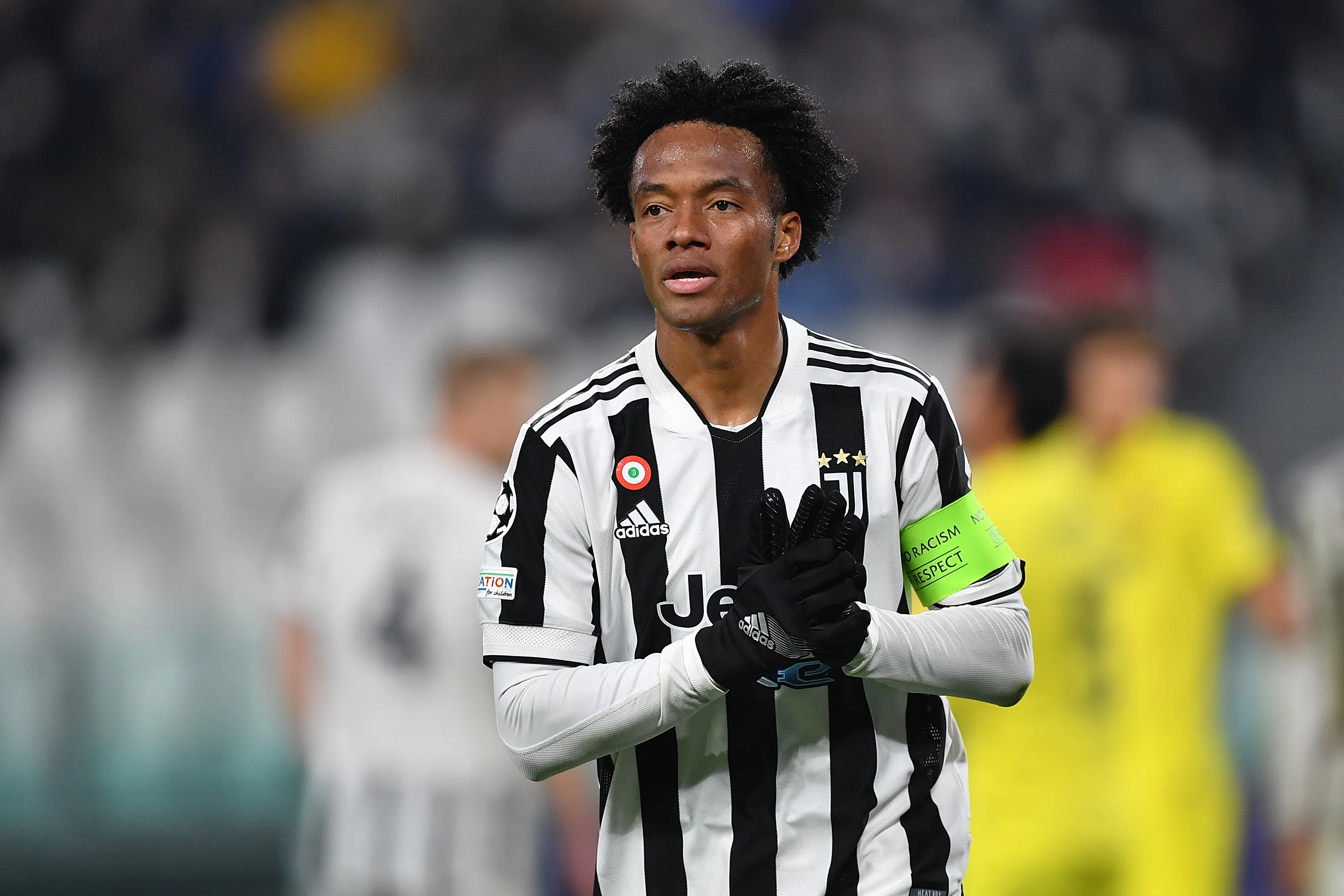 Juan Guillermo Cuadrado en la Juventus. (Valerio Pennicino/Getty Images).