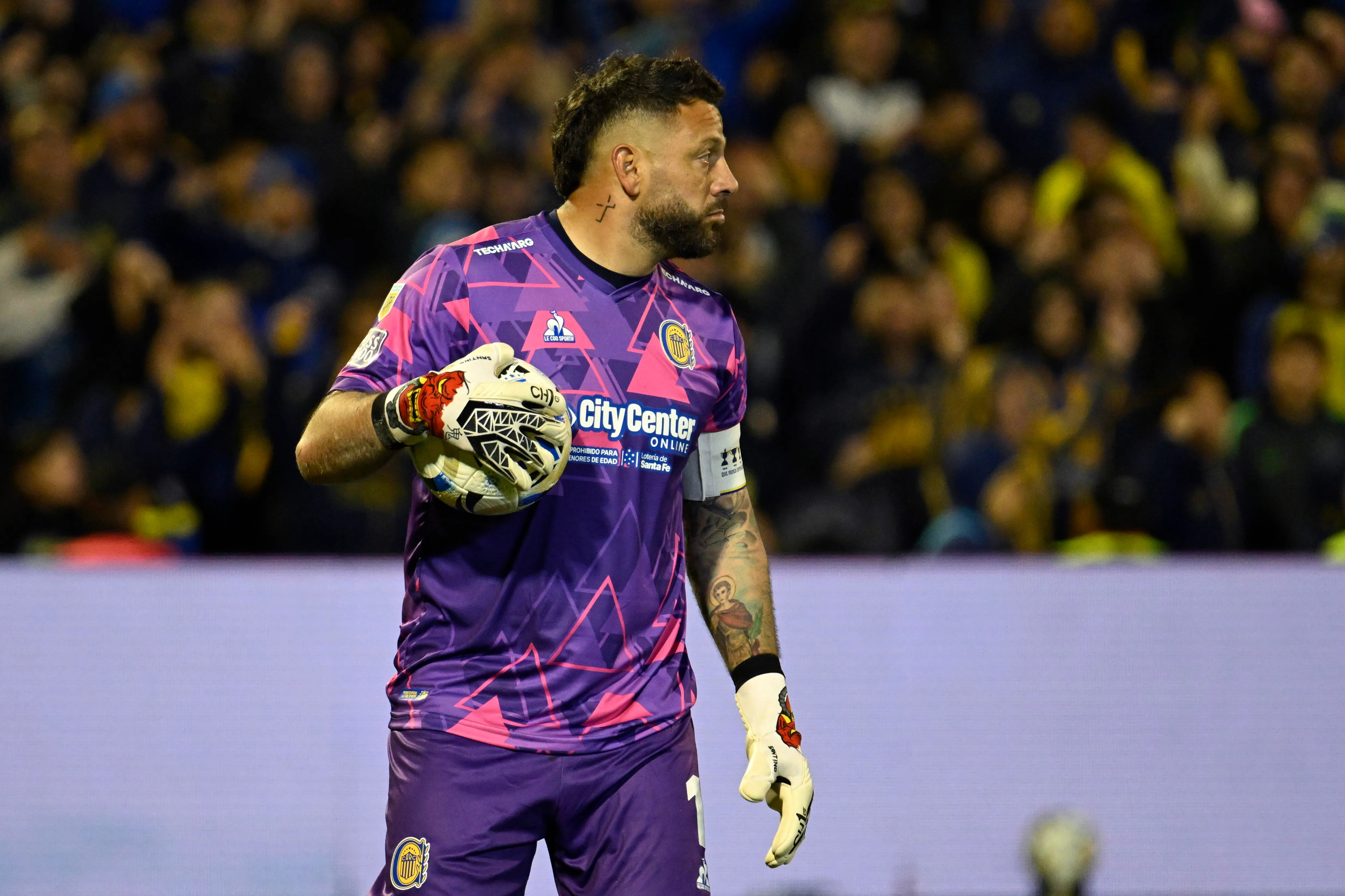 Jorge Broun fue capitán en Rosario Central, aunque quedó relegado por Jeremías Ledesma. (Luciano Bisbal/Getty Images).