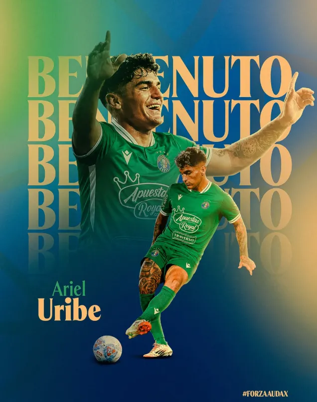 Ariel Uribe cambia de club y llega a los Itálicos. Foto: Audax Italiano.
