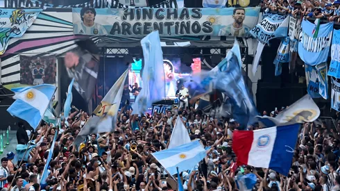 Argentinos hicieron un banderazo en Atlanta a la espera del duelo ante Inglaterra