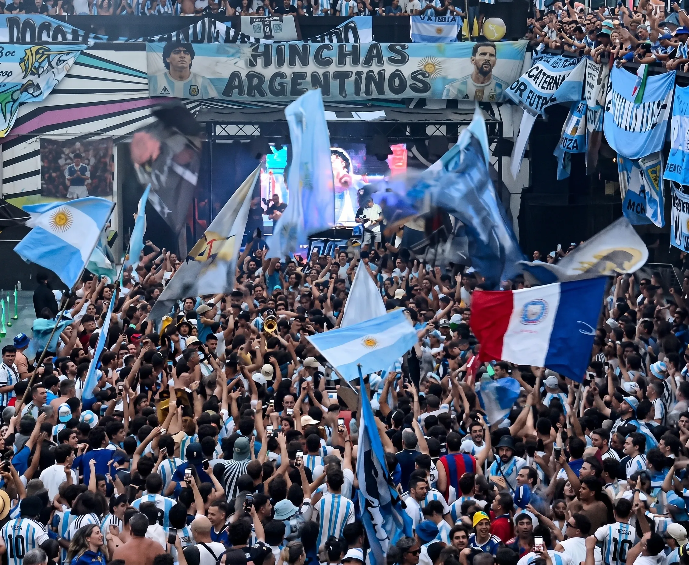 El banderazo de Argentina en Atlanta