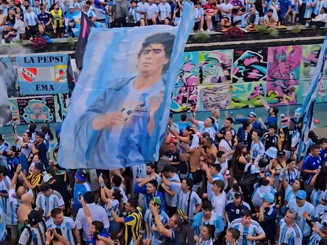 Histórico banderazo de Argentina termina en pelea de barrabravas