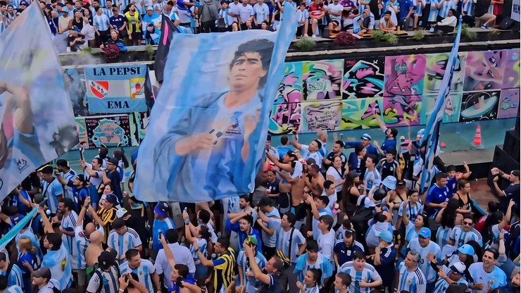 Los argentinos congregaron a 10 mil personas en Atlanta