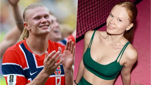 La modelo que se hizo viral por parecerse a Haaland.