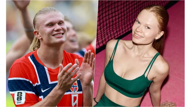 La modelo que se hizo viral por parecerse a Haaland.