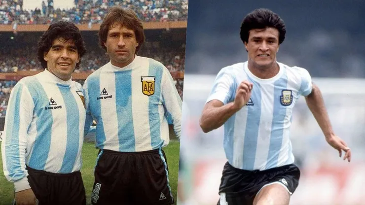 Garré compartió en la selección de Argentina con Maradona y Borghi.