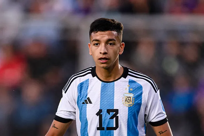 Tomás Avilés en el Mundial Sub 20 con Argentina. (Getty).