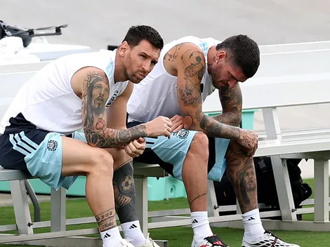 La reacción de Rodrigo De Paul tras quedar fuera del Argentina vs Inglaterra