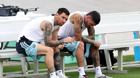De Paul quedó fuera del once estelar ante Inglaterra