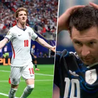 El golazo de Inglaterra y que generó desazón en Lionel Messi
