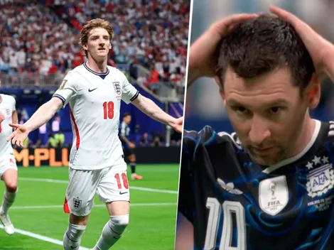 El golazo de Inglaterra y que generó desazón en Lionel Messi