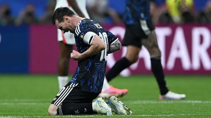 Lionel Messi fue pura locura después de que Argentina le remontara a Inglaterra en el Mundial.