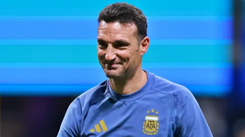 Scaloni terminó emocionado tras la victoria de Argentina.