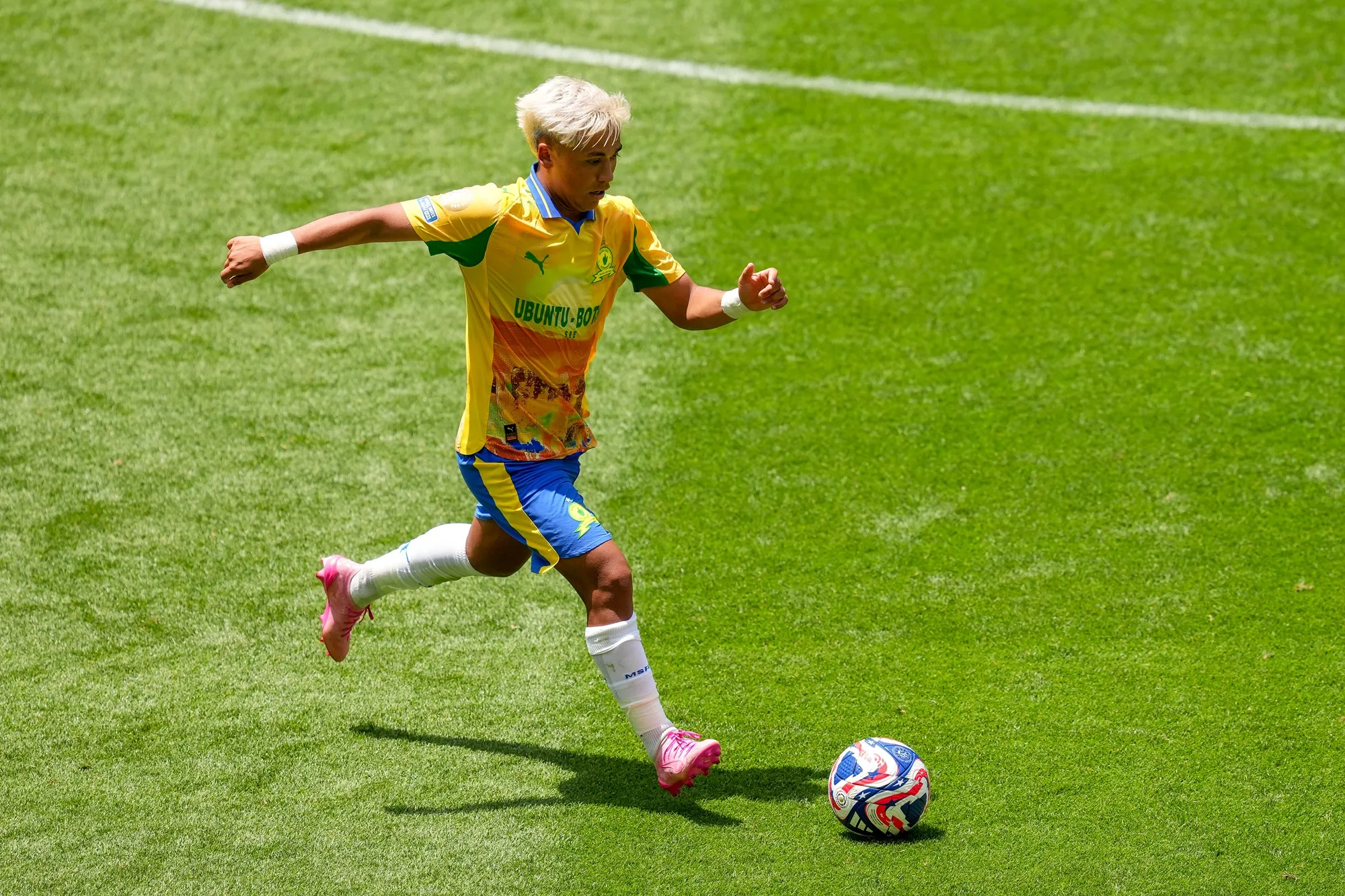 Marcelo Allende jugó el Mundial de Clubes con el Mamelodi Sundowns. (Dylan Buell/Getty Images).