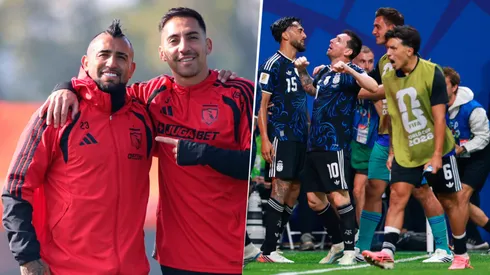 Colo Colo también celebró el triunfo de Argentina