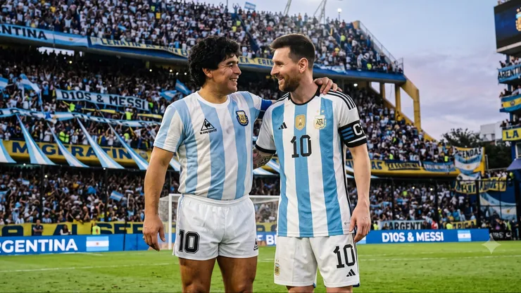 El capitán albiceleste recordó al 10 argentino.