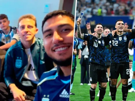 Diego Buonanotte celebró por las calles de Temuco el paso a la final de Argentina