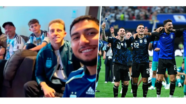 Buonanotte y Lettieri de Temuco, celebraron el triunfo de Argentina y la clasificación a la final del Mundial