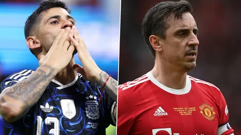 El jugador respondió con todo a las críticas de Neville.