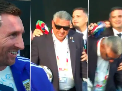 La hilarante broma de Chiqui Tapia a Messi: "Me secan..."