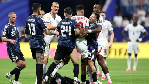 El partido entre Argentina e Inglaterra tuvo mucho picante.