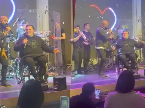 "Es un sueño": campeón con la U se luce cantando con Garras de Amor