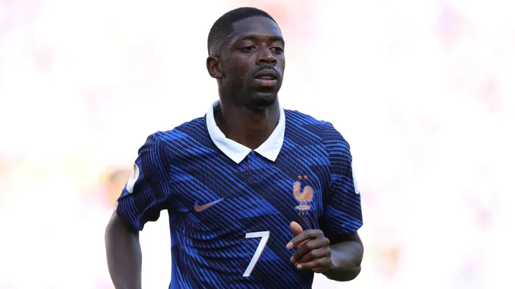 Sus compañeros no quedaron contentos con un reclamo de Dembélé