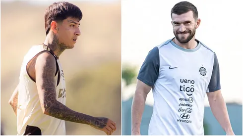 Erick Pulgar y Tim Payne se enfrentan en amistoso de Flamengo ante Olimpia.