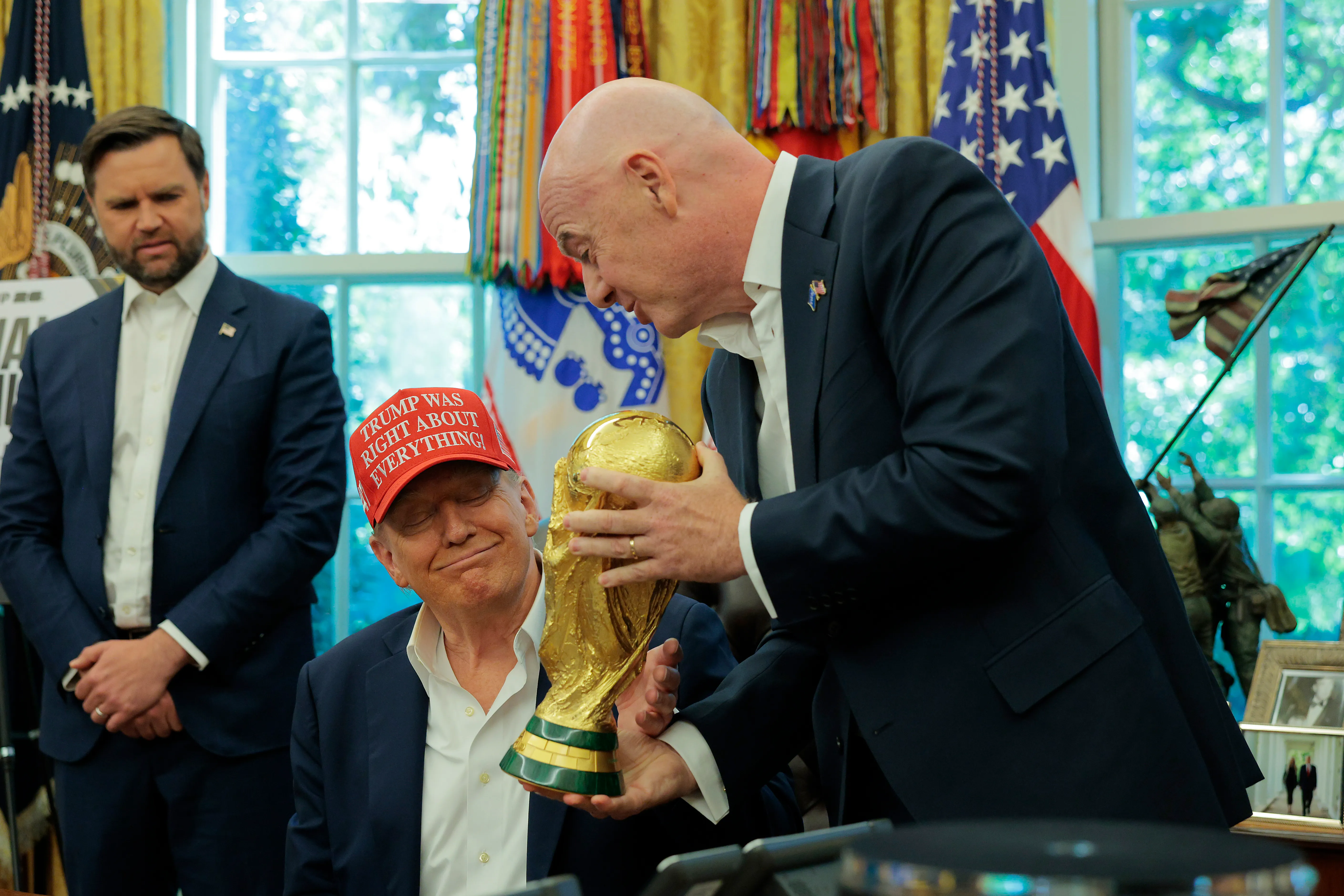 Donald Trump acompañará a Gianni Infantino en la final del Mundial 2026 | Getty Images