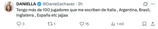 Daniella Chávez recalcó que puede traer mejores refuerzos a O’Higgins