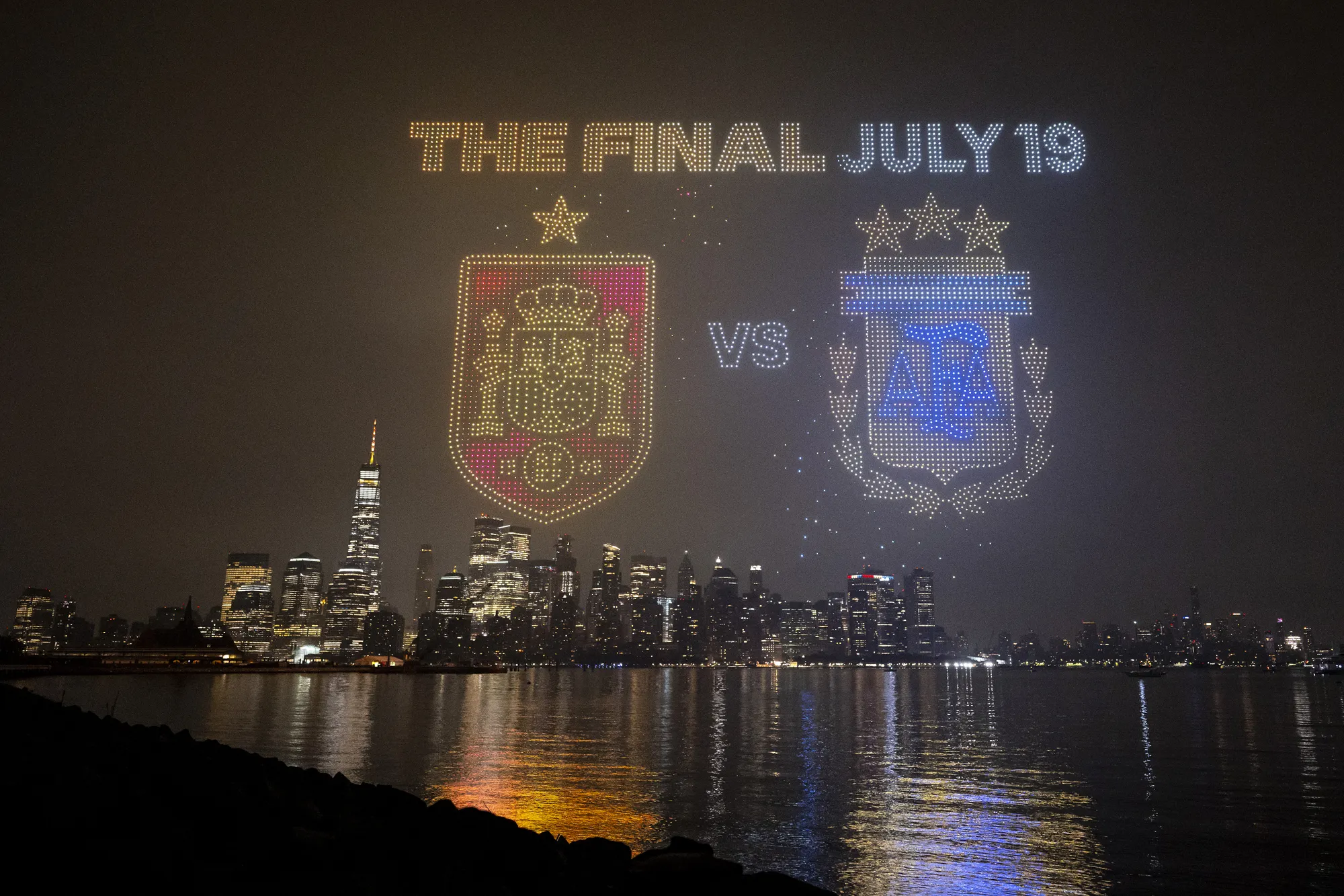 En Nueva Jersey ya esperan la final de la Copa del Mundo 2026 con show de drones, pero el duelo podría complicarse por contaminación ambiental. (Foto: Getty Images)