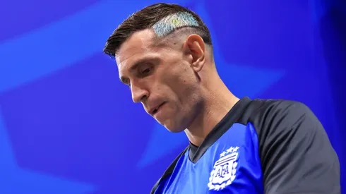Dibu Martínez tiene una promesa de cara a la final del domingo ante España.
