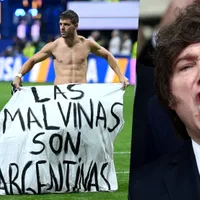 La furia de Javier Milei por la bandera de las Malvinas: “Termos…”