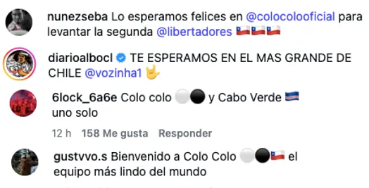 Hinchas de Colo Colo piden a gritos la llegada de Vozinha
