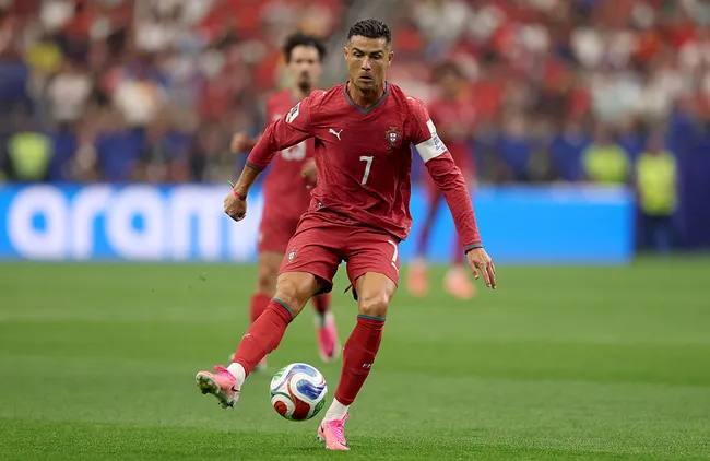 Cristiano Ronaldo tuvo un discreto Mundial 2026 con Portugal, anotando tres goles en cinco partidos. | Foto: Getty Images.