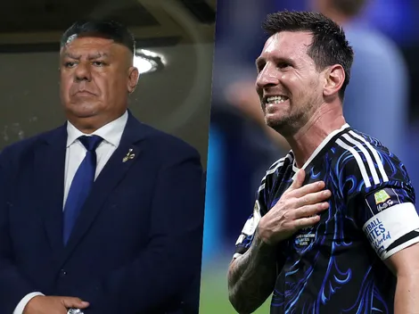 La polémica foto de Messi y Chiqui Tapia en previa de la final