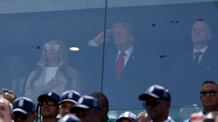Donald Trump está en el palco oficial de la final del Mundial 2026.