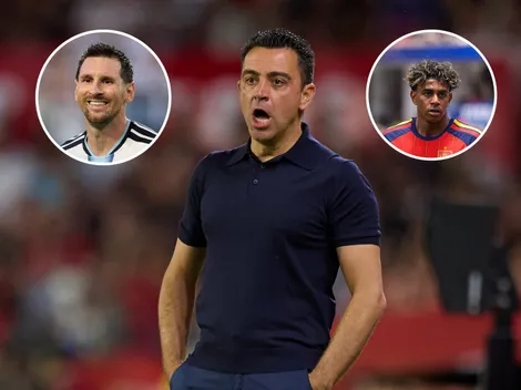 Xavi remece la final: elige al mejor entre Messi y Lamine Yamal