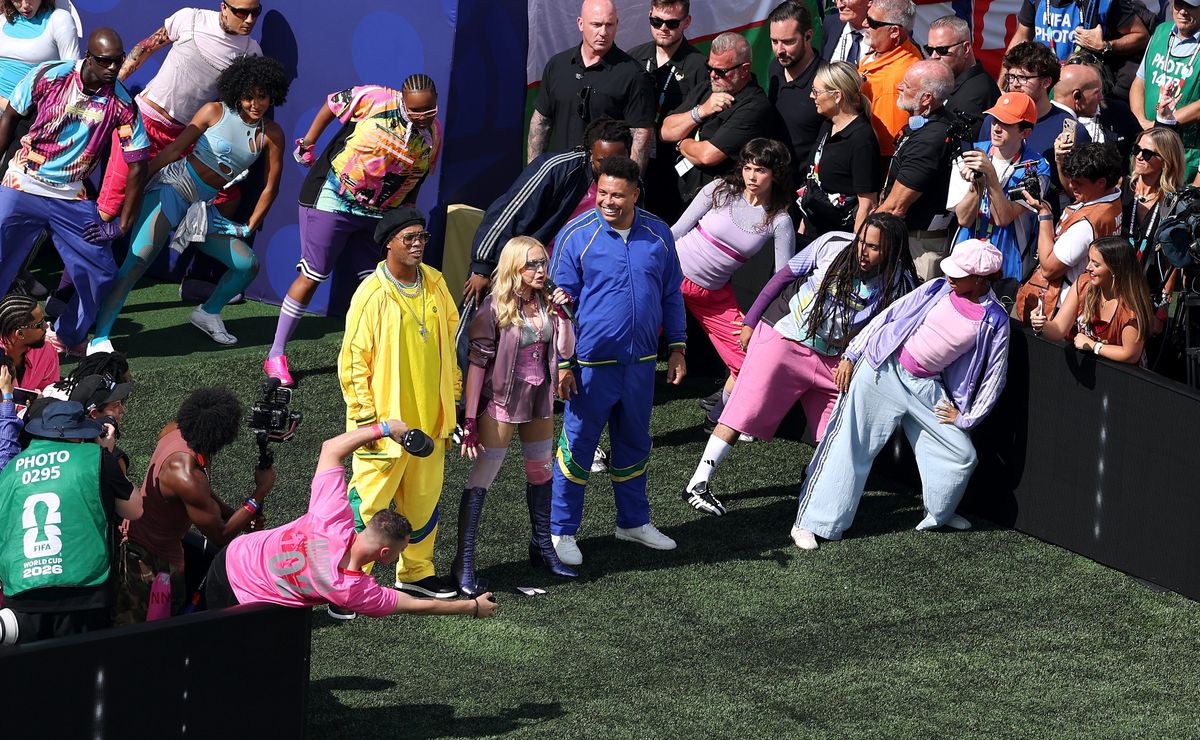Ronaldo y Ronaldinho la rompen en el show de medio tiempo del Mundial 2026 con Madonna: duró 26 minutos