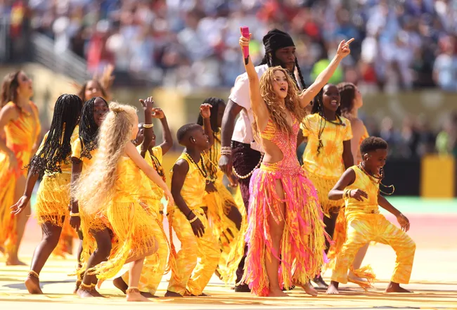 Shakira cerró la fiesta en Estados Unidos. (Photo by Lars Baron/Getty Images)