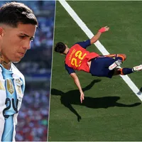 Así fue el momento de la expulsión de Enzo Fernández