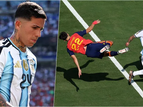 Así fue el momento de la expulsión de Enzo Fernández