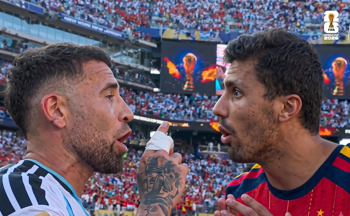 Otamendi es un desmemoriado: rechazó el saludo de Rodrigo tras la derrota de Argentina vs España en la final del Mundial 2026