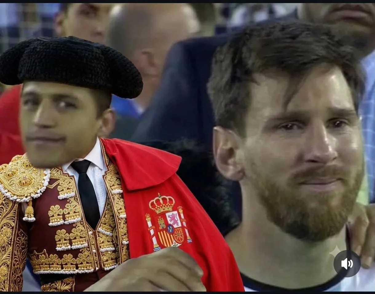 Una imagen que no queda fuera de la fiesta del Mundial.