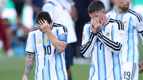 Messi y Rodrigo de Paul terminaron destrozados.