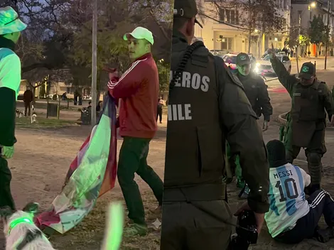 Video: argentino agrede a chileno tras la final y provoca viral reacción