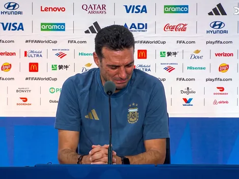 DT de Argentina rompe en llanto en plena conferencia