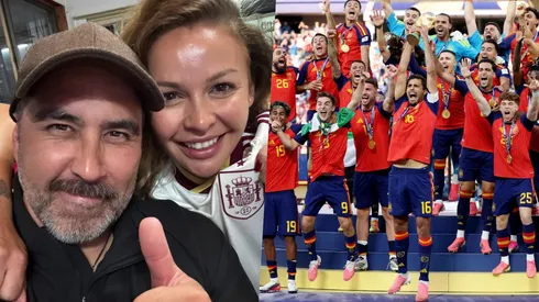 El capitán eterno de la Roja celebra el título de España.